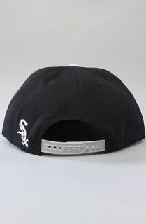 47 Brand Hats The White Sox Kalvin MVP Snapback Cap in Black Grey