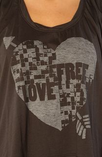 vans the vans x junkfood freely love tee in black sale $ 9 95 $ 34 00