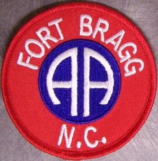 Embroidered Military Patch Army 82nd Airborne Fort Bragg NC NEW