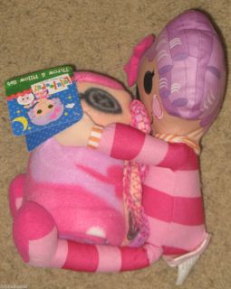 Lalaloopsy PILLOW FEATHERBED Plush Pillow Figure and Throw Blanket Set