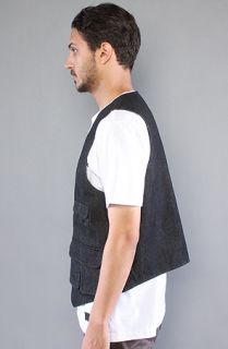 GPPR The Bullitt Denim Vest in Black Raw