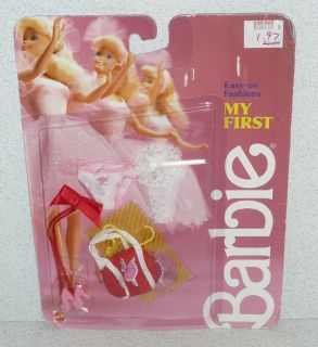 Mattel Barbie Doll MY FIRST BARBIE EASY ON FASHION *NRFC 1987