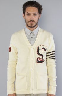 Schott NYC The SW118 Cardigan in Off White