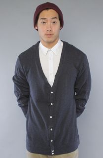 Lifetime Collective The Basic Need Cardigan in Heather Navy
