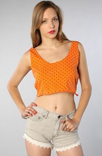 Vintage Boutique The Black Dot Crop Top