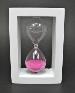  Simple Design Wooden Frame 30 Minutes Hourglass Sand Timer (5 Colors