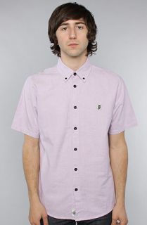 Know1edge The Cooke 2 SS Buttondown Shirt in Purple Chambray