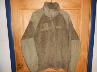 EUC GI Genuine Issue Coyote Brown GEN III Fleece Jacket   Extra Large