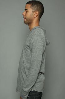 Alternative Apparel The EcoHeather Pullover Hoodie in Heather Gray