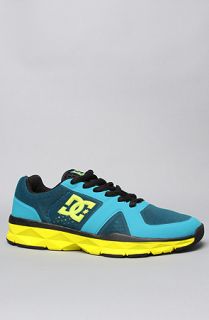 DC The Unilite Trainer Shoe in Blue and Yellow