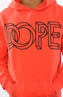 DOPE The Escher Pullover Hoody in Infrared