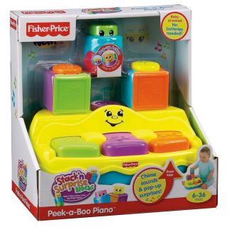 Fisher Price Stack and N Surprise Stacking Block Peek a boo Pop up