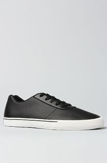 SUPRA The Cuttler Low Sneaker in Black Leather White