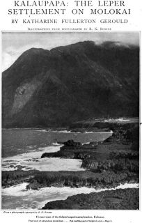  Settlement on Molokai Hawaii Kalawao Kanakas Father Damien 1916
