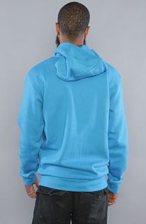 WeSC The Icon Zip Up Hoody in Industrial Blue