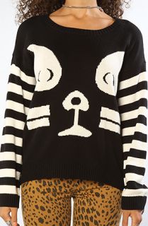 Mad Love The Kissy Face Sweater Concrete