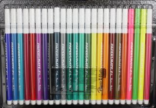 Papermate Felt Tip Pens Wallet of 24 Medium Tip 24 Colours