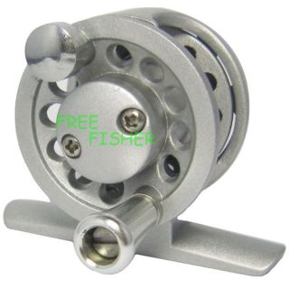 Fly Fishing CNC Anodized Aluminum Fly Reel 0 1 Silver R07