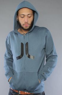 WeSC The Icon Zip Up Hoody in Indian Teal