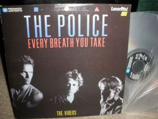 THE POLICE Every Breath You Take The VIDEOS Japan Laserdisc Not a DVD