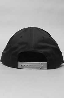 Obey The Great One Snapback Cap in Black Grey