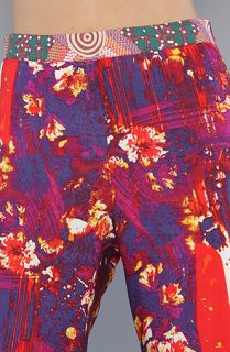 Grey Antics The Rayon Slacks in Red Floral