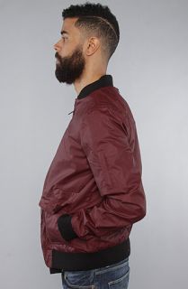 KR3W The Anson Jacket in Burgundy Concrete