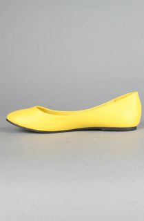 Sole Boutique The Oriana Flat in Yellow