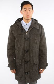 Spiewak The Pearson Duffle Coat in Grey Black