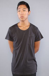 Obey The Staple Unconstructed Crew Tee in Graphite