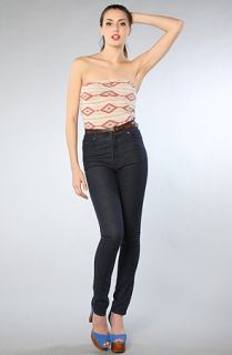 Obey The Native Tube Top in Heather Oatmeal