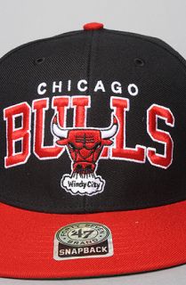 47 Brand Hats The Bulls Retroscript MVP Cap in Black
