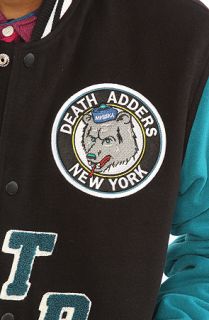 Mishka The Retro Destroy Varsity Jacket in Black