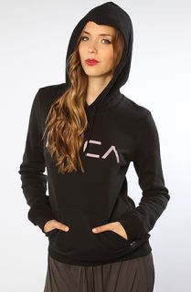 RVCA The Big RVCA Pullover Hoody in Black