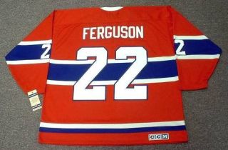 JOHN FERGUSON Montreal Canadiens 1968 Vintage Away Jersey XL