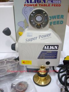 Align AL500S Power Feed Knee Mill Z Axis 650 in lb 110V