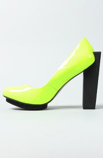 United Nude The Block Pump in Neon Yellow