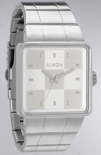 Nixon The Quatro Watch in White Concrete