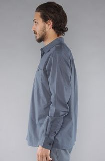 Brixton The Fault Buttondown Shirt in Dark Teal