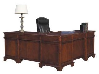 72 cherry executive office l shaped computer desk featuring a