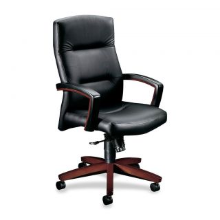  Avenue Collection Executive High Back Swivel Chair Mahogany