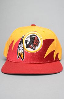 The Washington Redskins Sharktooth Snapback Hat in Maroon & Gold