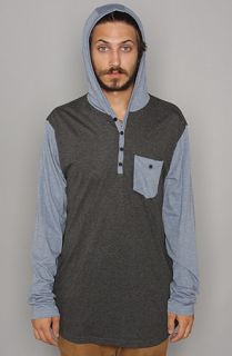 Ezekiel The Berzerk Hooded Henley in Black