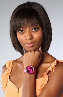 Accessories Boutique The Classic Large Face Watch in Hot Pink
