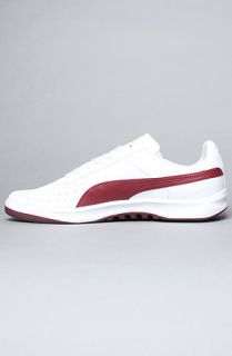 Puma The G Vilas L2 Sneaker in White Red