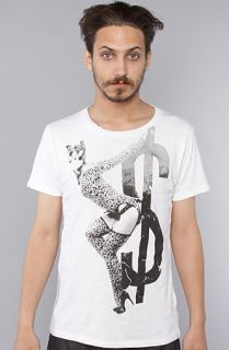 Joyrich The Cat Money Tee in White Concrete