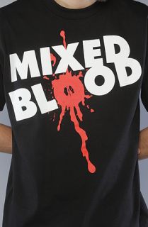 SSUR The Mixed Blood Tee in Black Concrete