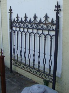 New Cast Iron Fence Gate Panel Many 64 w x 57 H