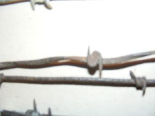 10 Barbed Barb Wire Fence Pieces Merrill Buffalo Glidden Oliver Arrow