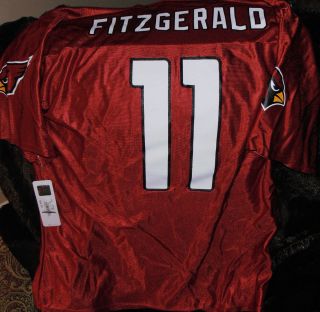 Larry Fitzgerald #11 Arizona Cardinals large jesrey. NFL Team Apparel